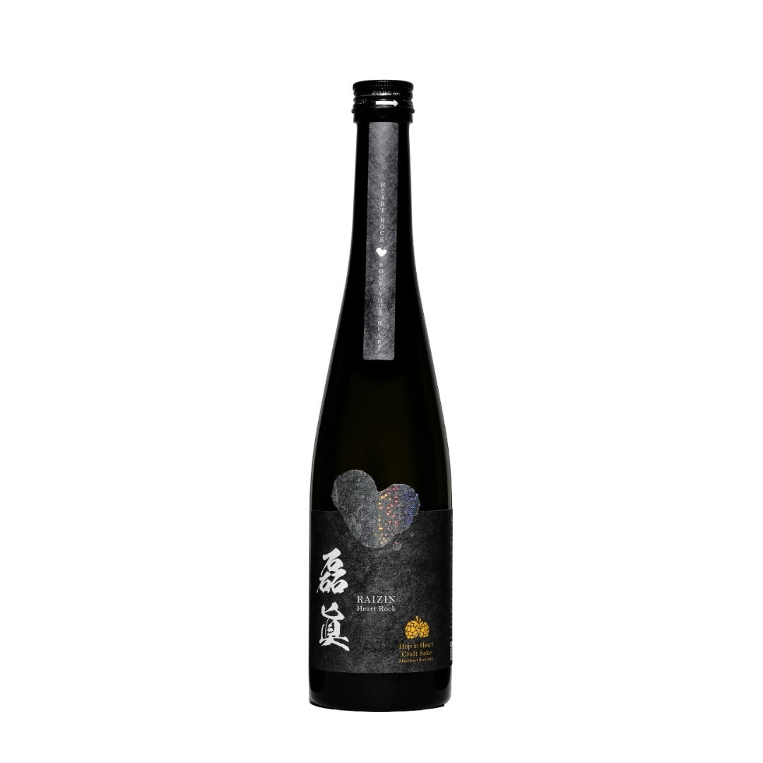 RAIZIN Hop in Heart - Japanese Sake - Akiu Heart Rock Sake